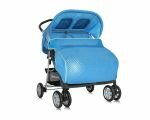 Прогулочная коляска Bertoni Twin для близнецов, цвет mosaic blue
