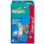 Pampers Active Baby Maxi 4" (7-18кг) 70шт 